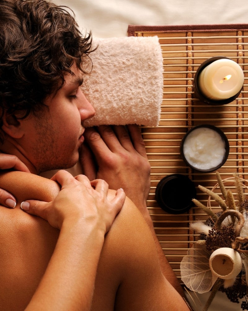 natürliche Massagekerze