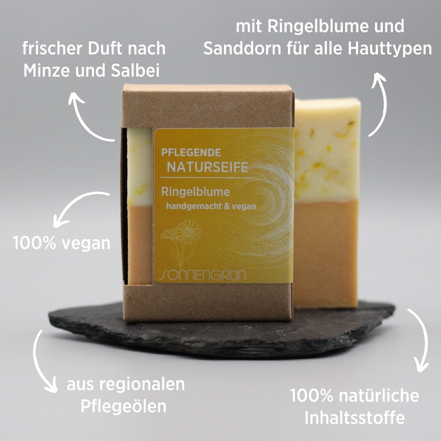handgemachte Ringelblumenseife