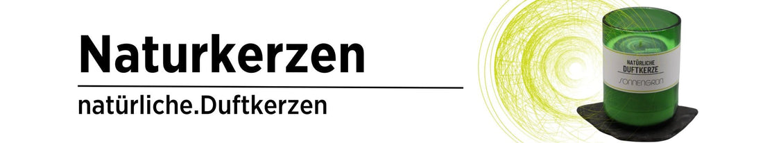 Die Magie der Naturkerzen - Sonnengrün