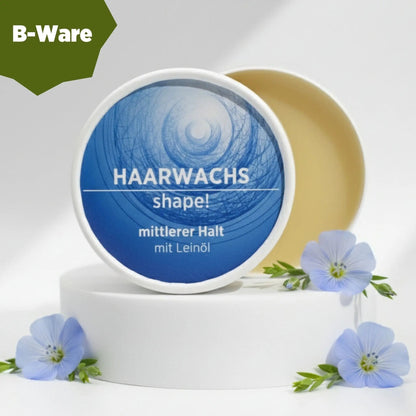 B-Ware | Haarwachs für mittleren Halt - Sonnengrün | Naturkosmetik