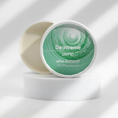 Deocreme "pure!" | ohne Duftstoffe - Sonnengrün | natürliches Deo