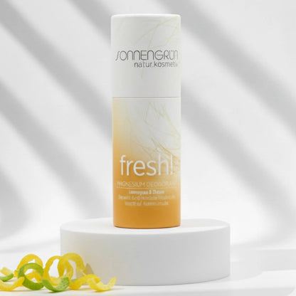 Deostick "fresh!" | Zitrone & Lemongrass - Sonnengrün | Zero Waste Kosmetik