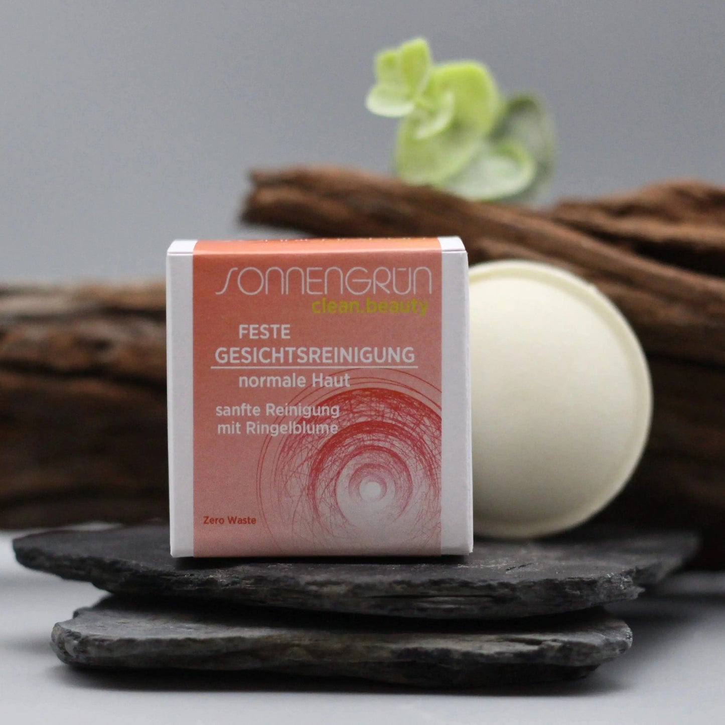 feste Gesichtsreinigung | normale Haut - Sonnengrün | Clean Beauty